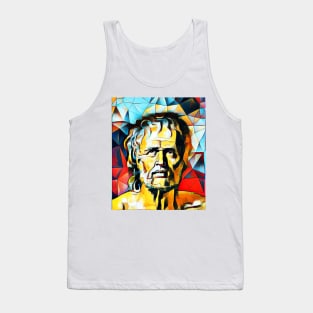 Lucius Annaeus Seneca Abstract Portrait | Lucius Annaeus Seneca Artwork 2 Tank Top